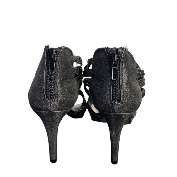 Charter Club - black sparkle heels - Picture 5 of 7